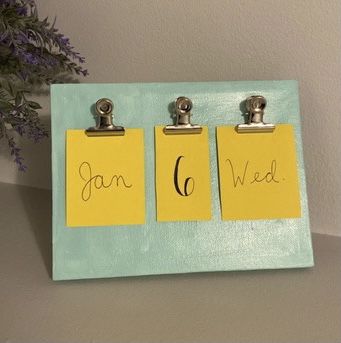 Craft Corner- A New Calendar for a New Year